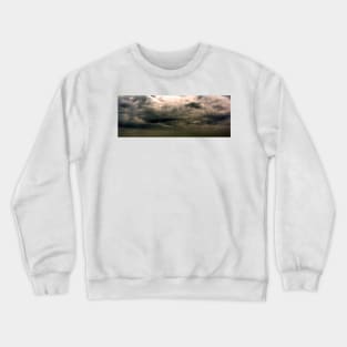 Texture of dark dramatic cloudy sky Crewneck Sweatshirt